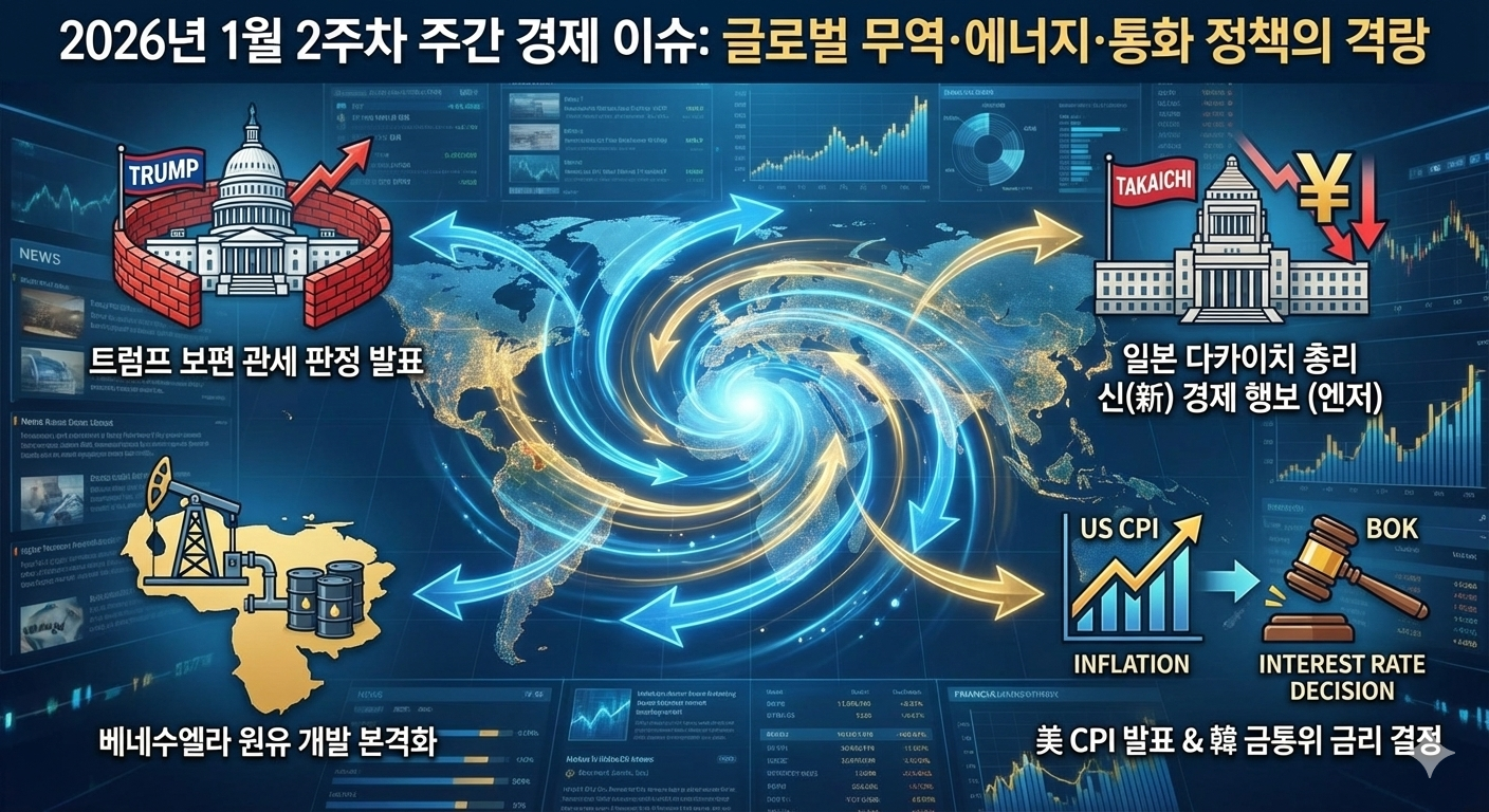 [주간 경제 리포트] 2026년 1월 2주차: 글로벌 무역 전쟁과 에너지 지형의 변화