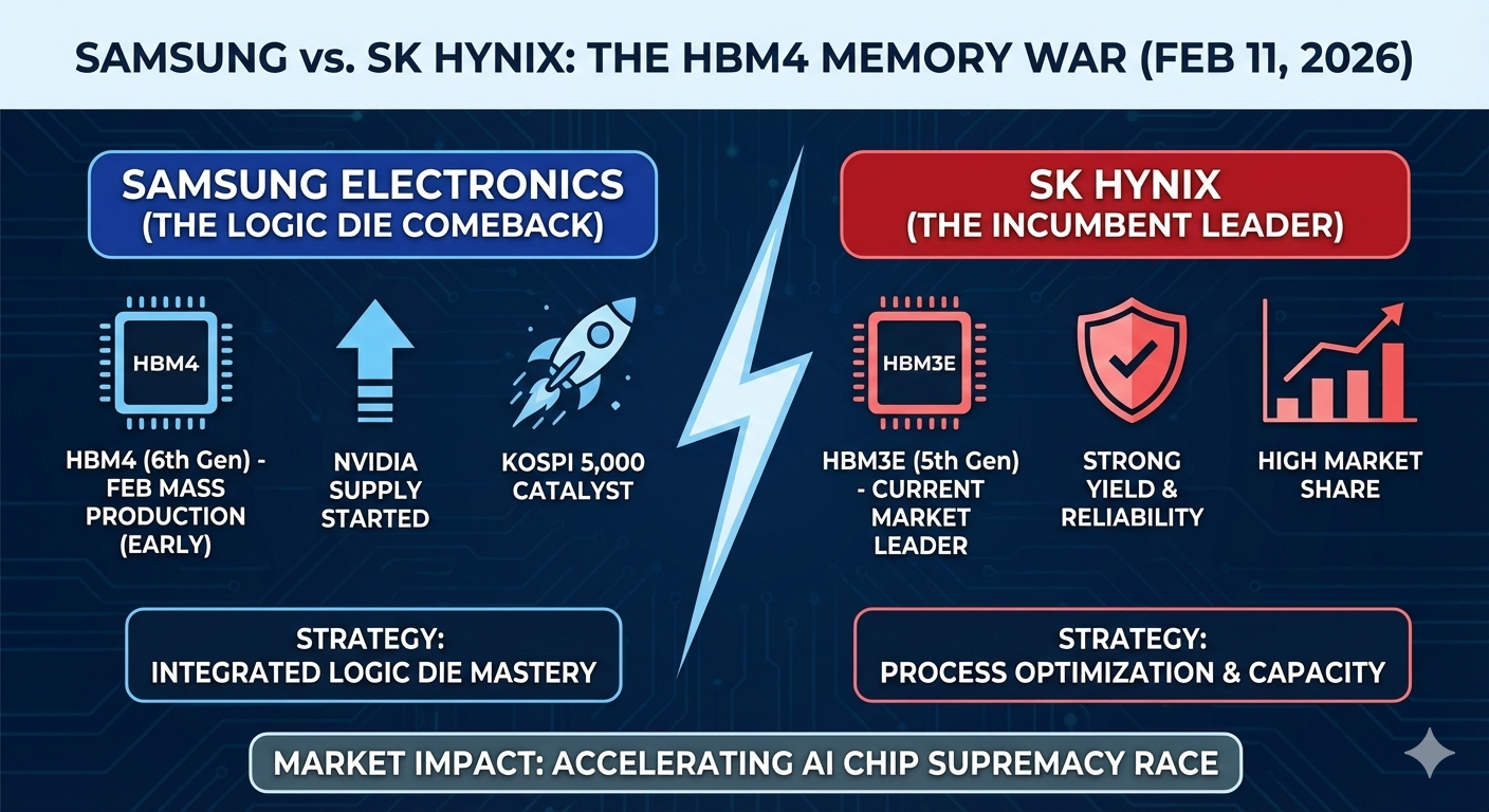 [경제 브리핑] 2026.02.11: 삼성 HBM4 ‘역전 홈런’과 미국 셧다운발 지표 쇼크 대응법